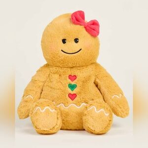 NWT Warmies Gingerbread Girl Plush